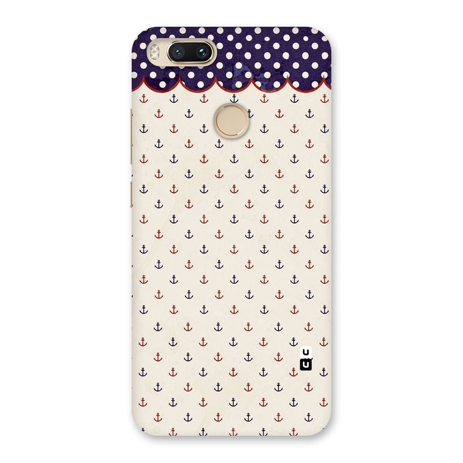 Polka Anchor Back Case for Mi A1