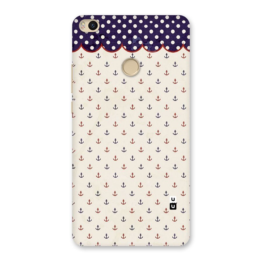 Polka Anchor Back Case for Mi Max 2