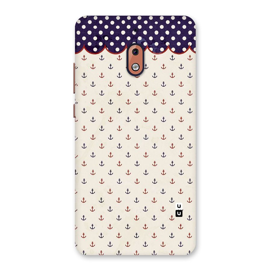 Polka Anchor Back Case for Nokia 2.1