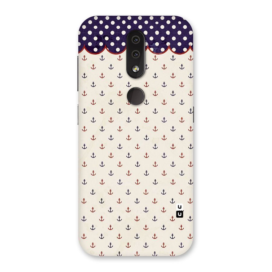 Polka Anchor Back Case for Nokia 4.2
