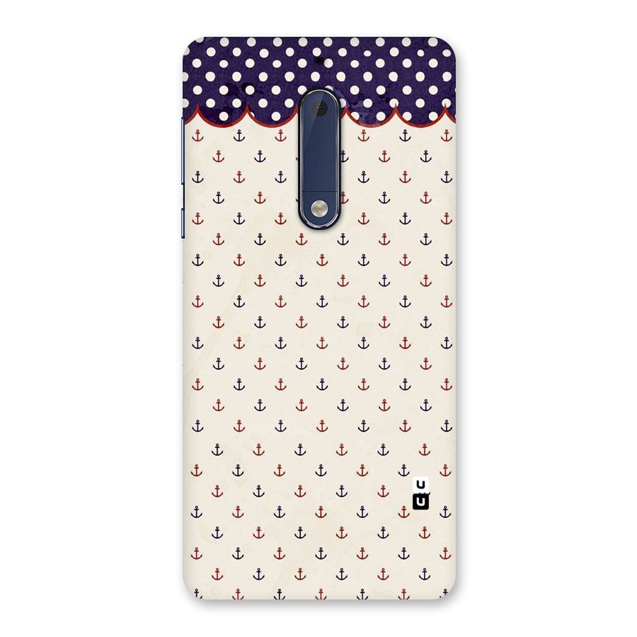 Polka Anchor Back Case for Nokia 5