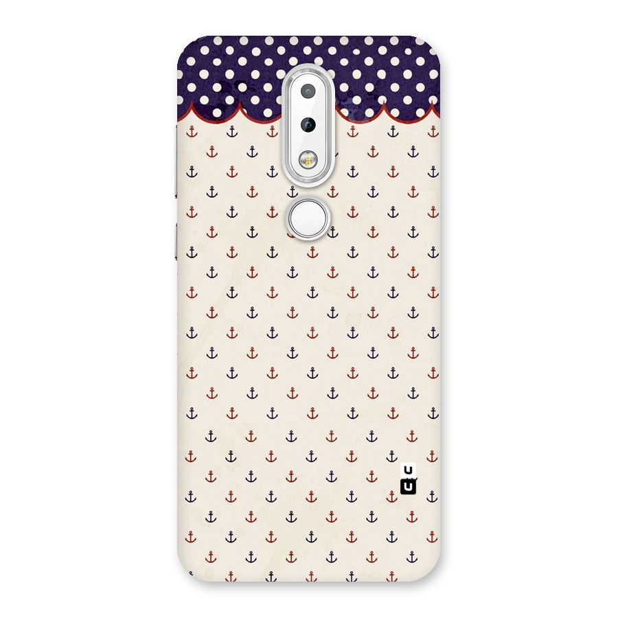 Polka Anchor Back Case for Nokia 6.1 Plus