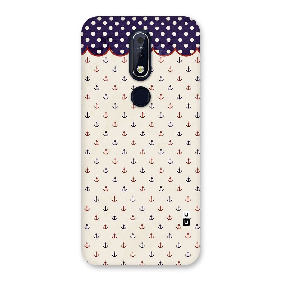 Polka Anchor Back Case for Nokia 7.1