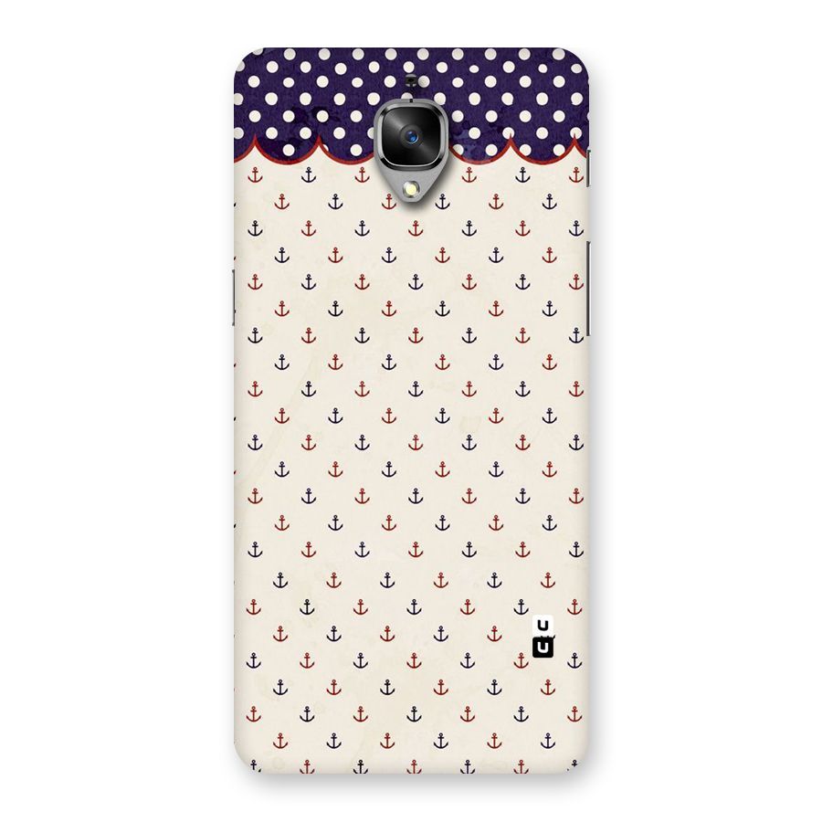 Polka Anchor Back Case for OnePlus 3T