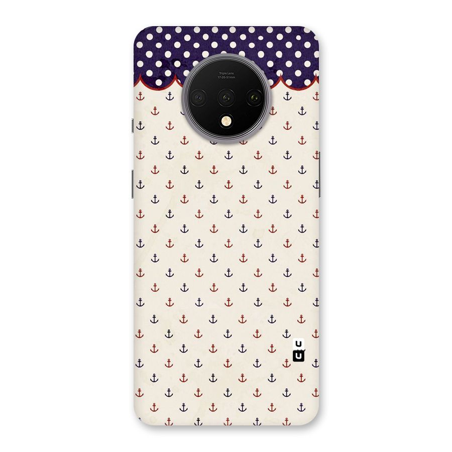 Polka Anchor Back Case for OnePlus 7T
