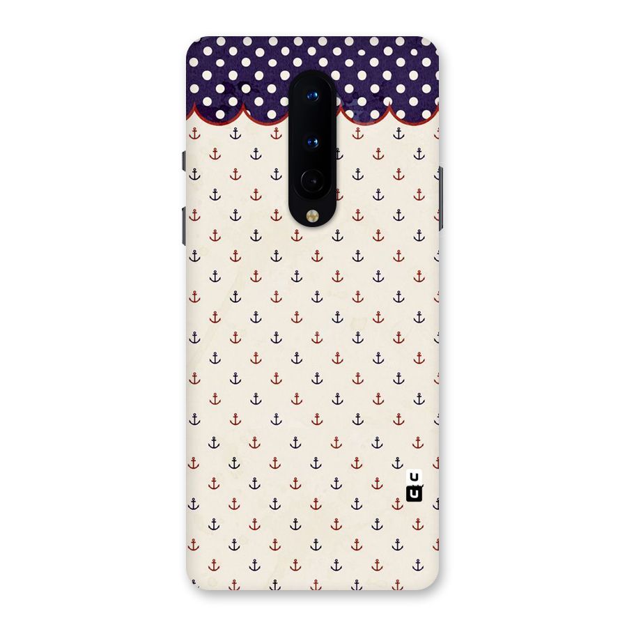 Polka Anchor Back Case for OnePlus 8