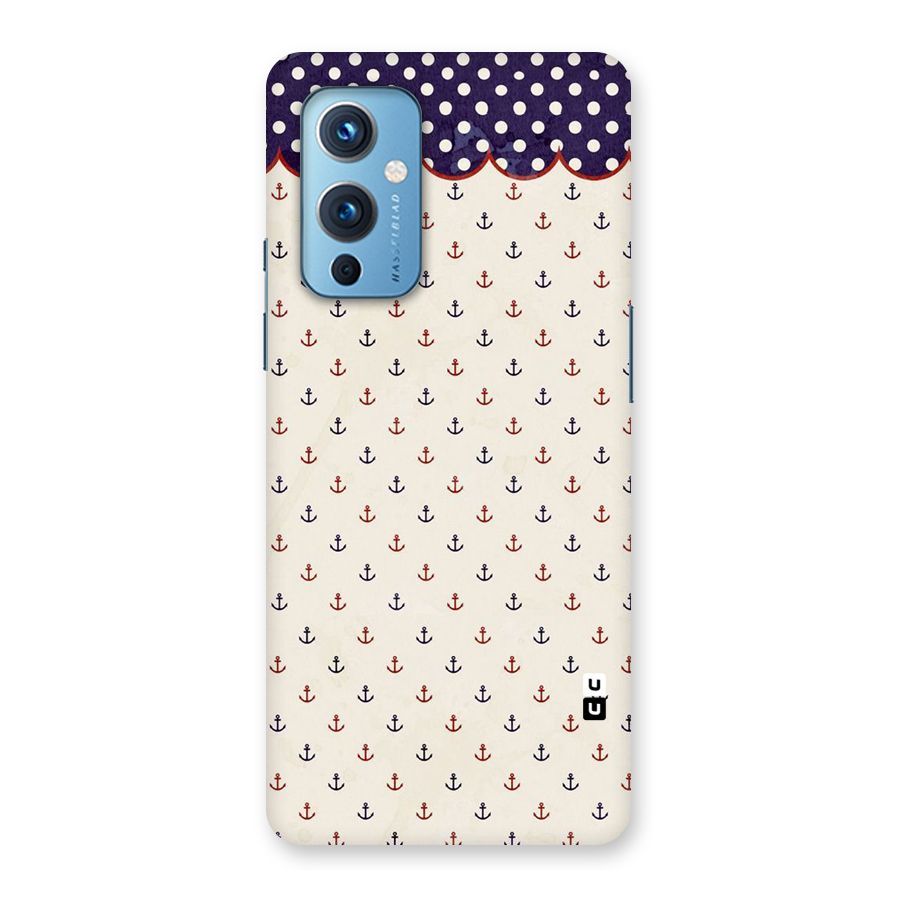 Polka Anchor Back Case for OnePlus 9