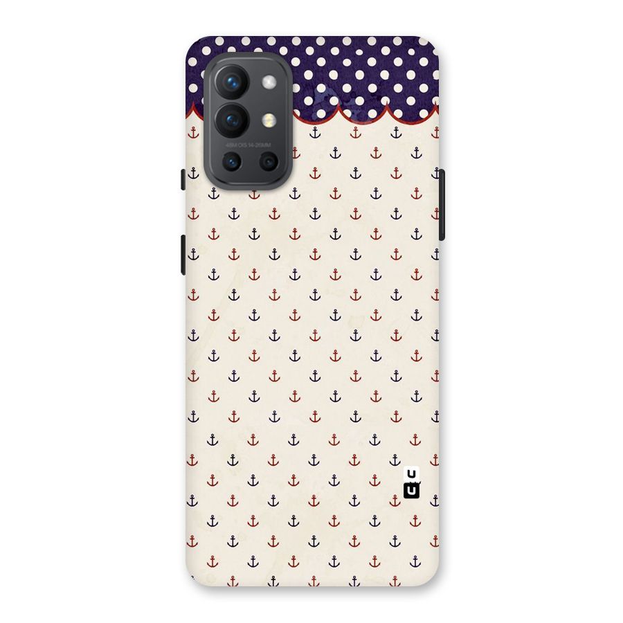 Polka Anchor Back Case for OnePlus 9R