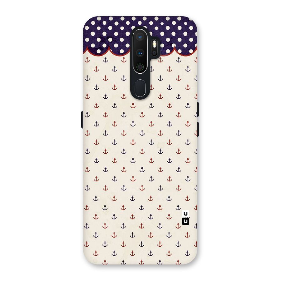 Polka Anchor Back Case for Oppo A5 (2020)