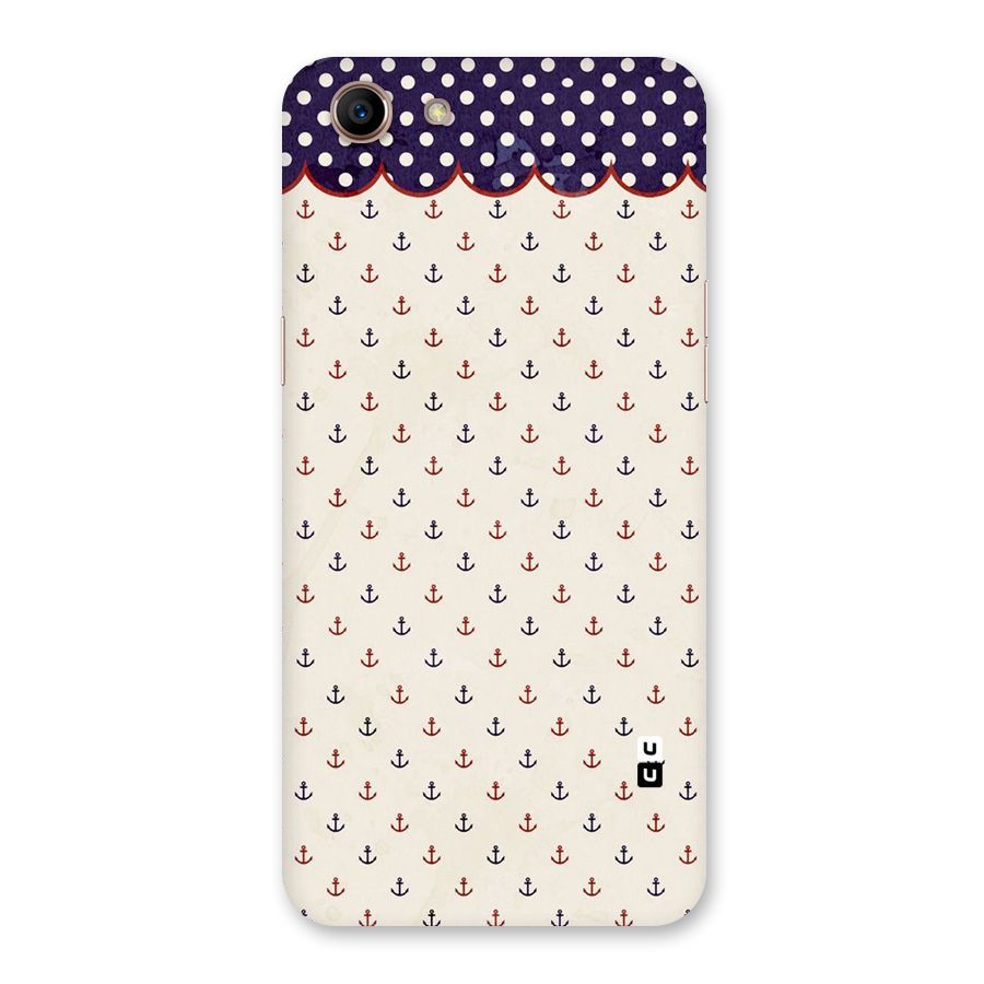 Polka Anchor Back Case for Oppo A83 (2018)