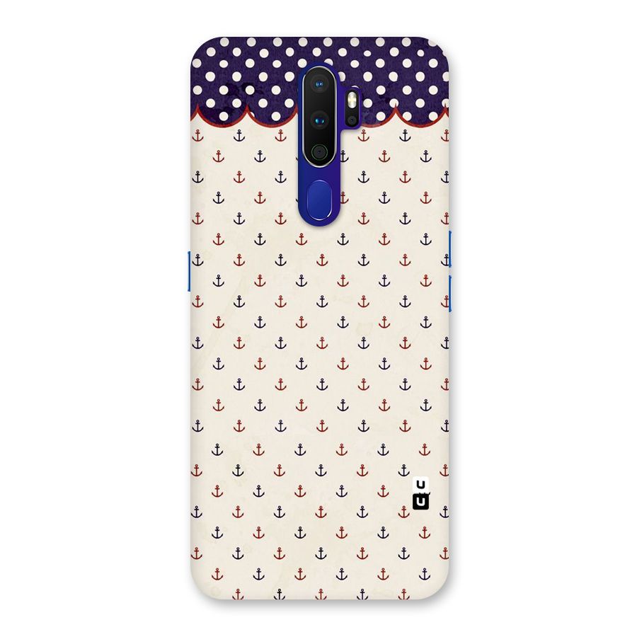 Polka Anchor Back Case for Oppo A9 (2020)