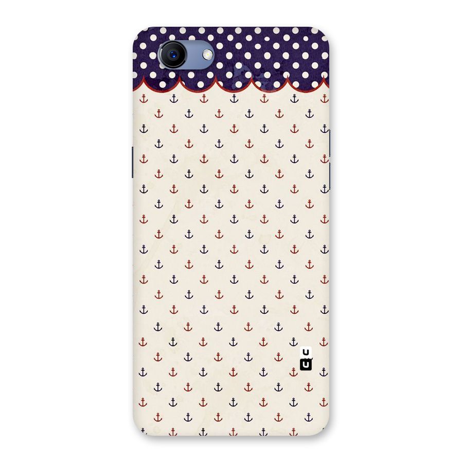 Polka Anchor Back Case for Oppo Realme 1