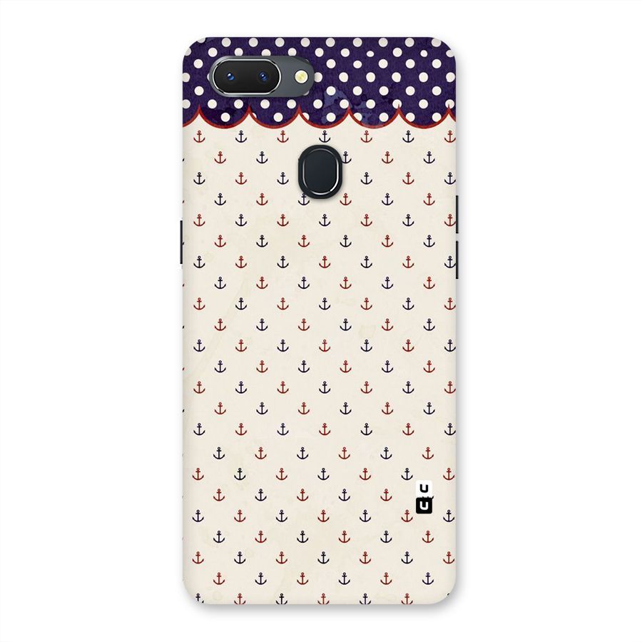 Polka Anchor Back Case for Oppo Realme 2