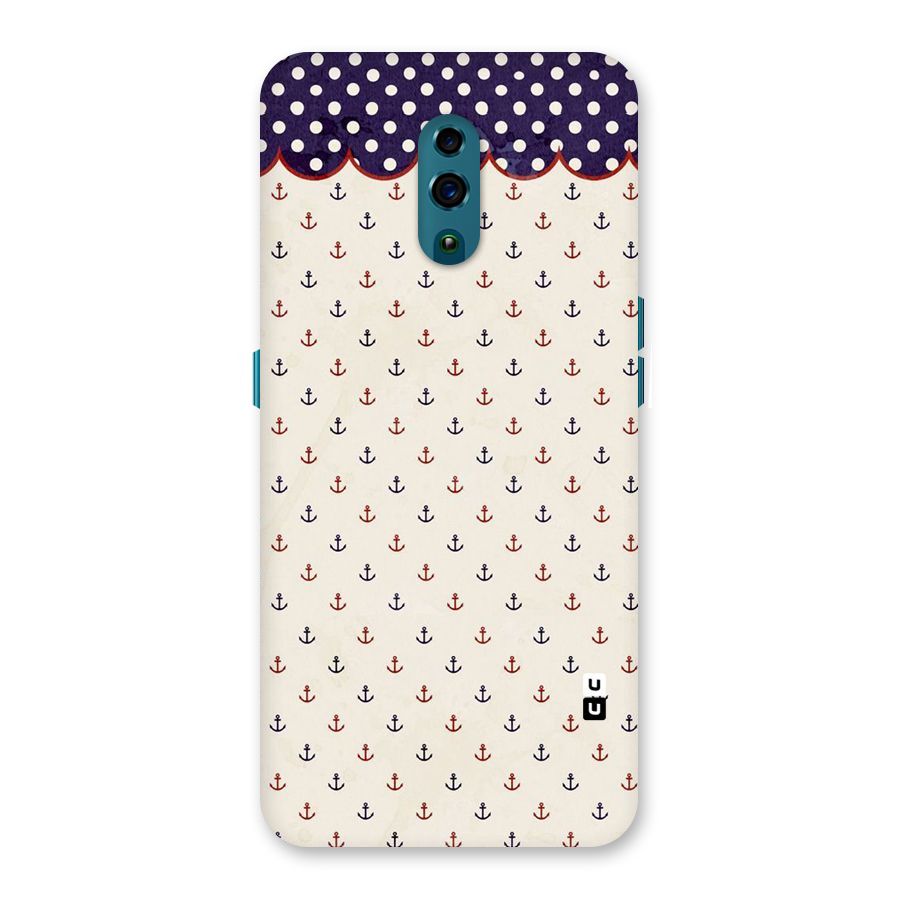 Polka Anchor Back Case for Oppo Reno