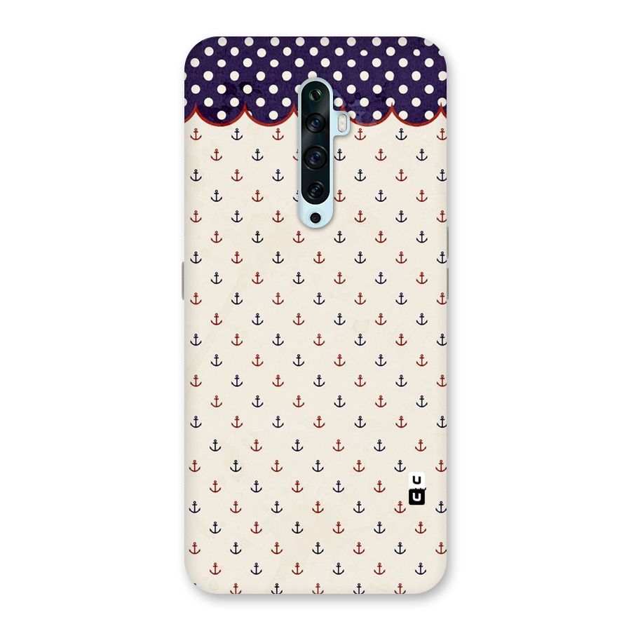 Polka Anchor Back Case for Oppo Reno2 Z