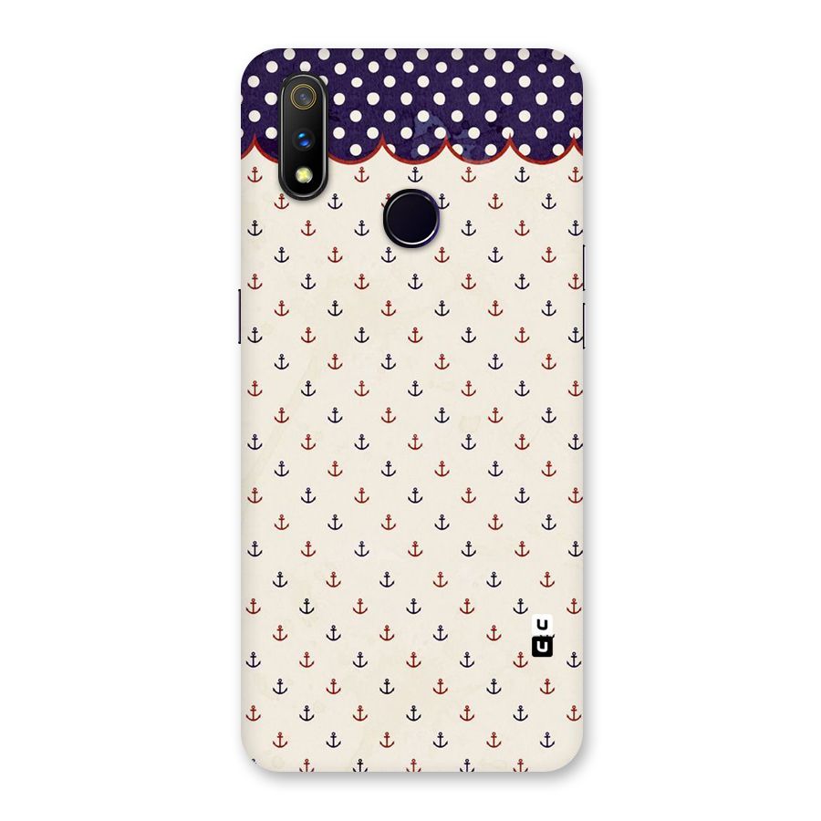 Polka Anchor Back Case for Realme 3 Pro