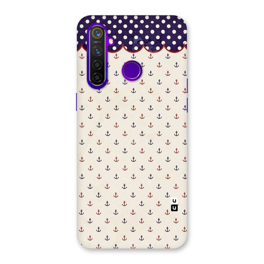 Polka Anchor Back Case for Realme 5 Pro