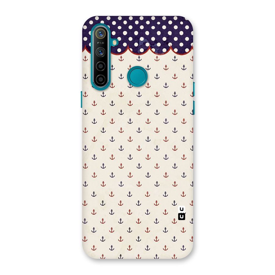 Polka Anchor Back Case for Realme 5i