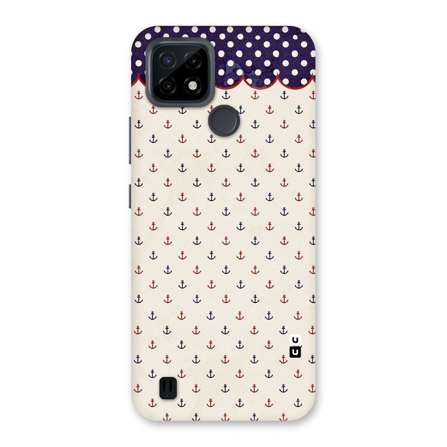 Polka Anchor Back Case for Realme C21