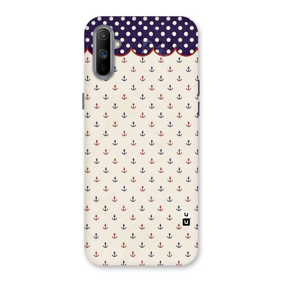 Polka Anchor Back Case for Realme C3