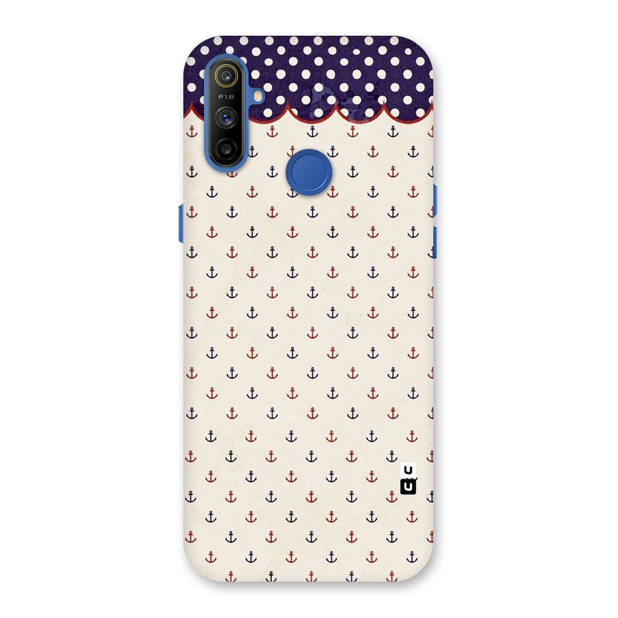 Polka Anchor Back Case for Realme Narzo 10A