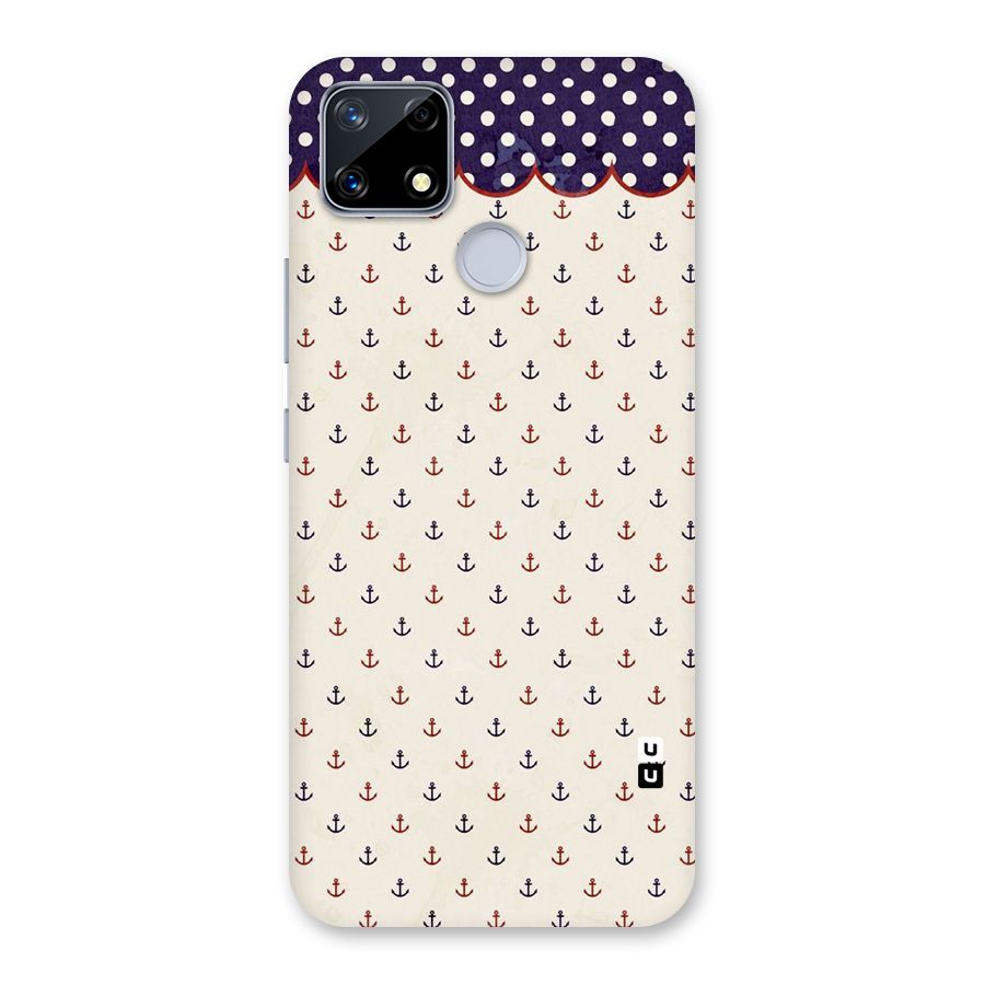 Polka Anchor Back Case for Realme Narzo 20