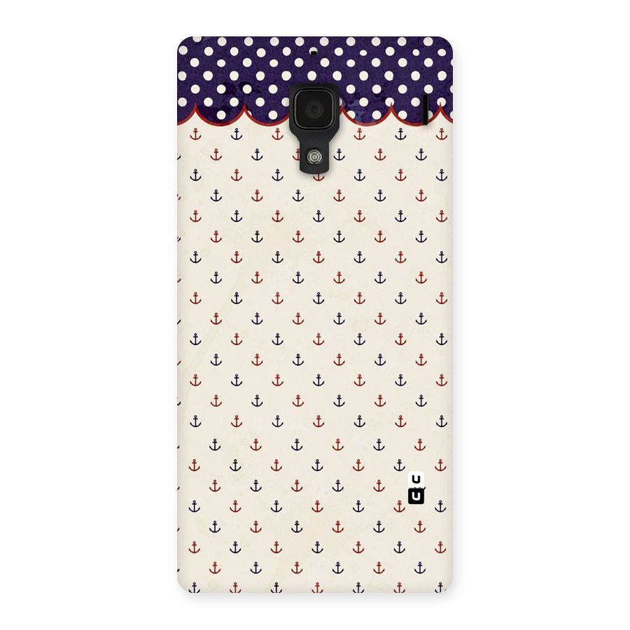 Polka Anchor Back Case for Redmi 1S
