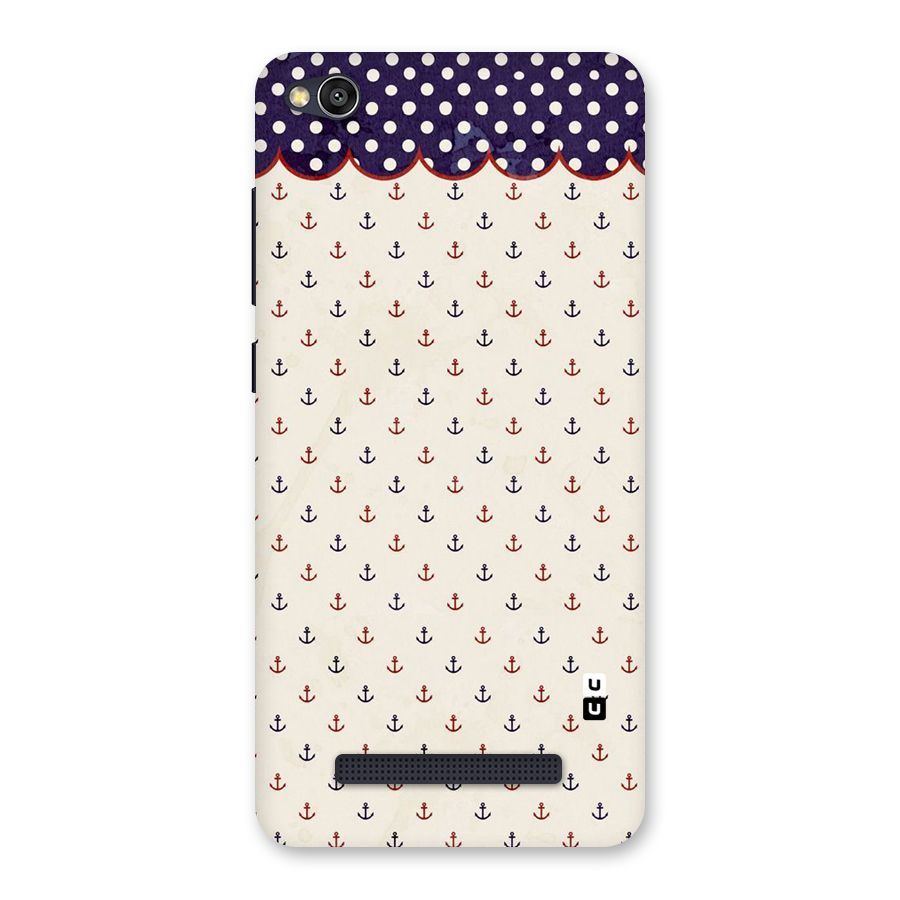 Polka Anchor Back Case for Redmi 4A