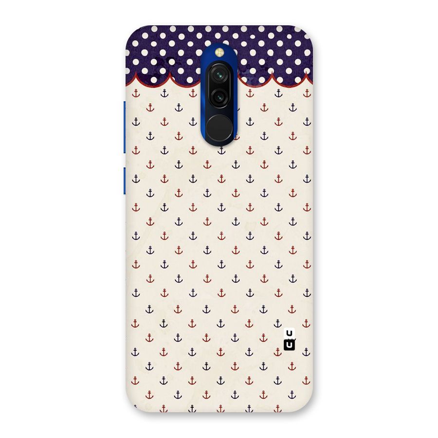 Polka Anchor Back Case for Redmi 8