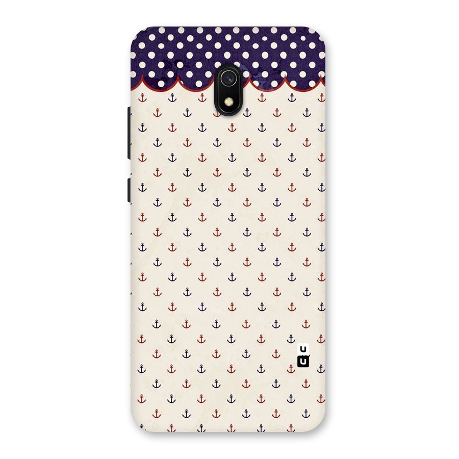 Polka Anchor Back Case for Redmi 8A