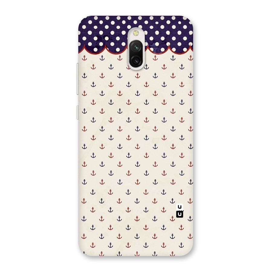 Polka Anchor Back Case for Redmi 8A Dual
