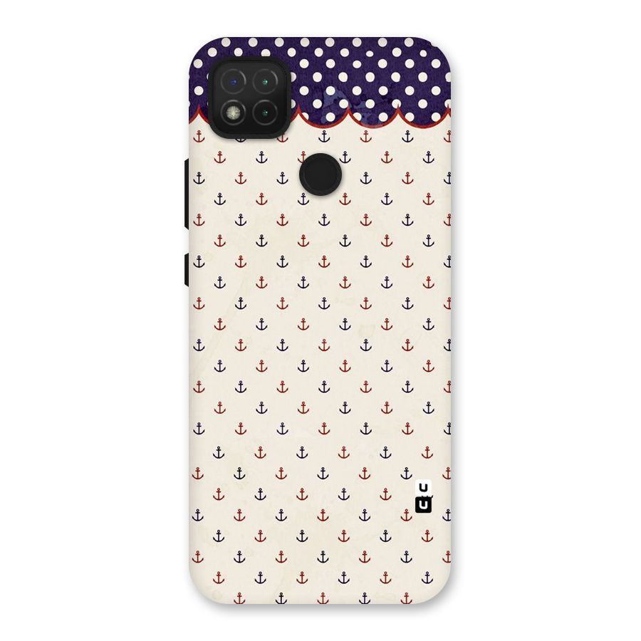 Polka Anchor Back Case for Redmi 9