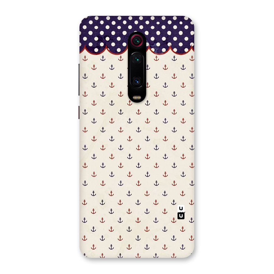 Polka Anchor Back Case for Redmi K20 Pro