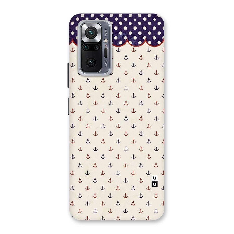 Polka Anchor Back Case for Redmi Note 10 Pro Max