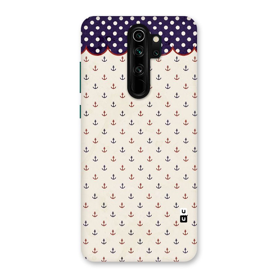 Polka Anchor Back Case for Redmi Note 8 Pro