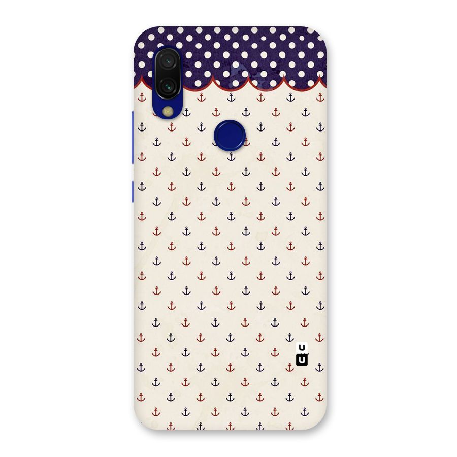 Polka Anchor Back Case for Redmi Y3