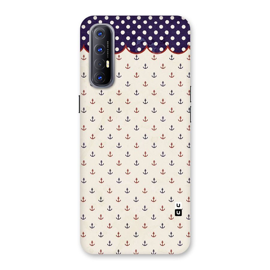 Polka Anchor Back Case for Reno3 Pro