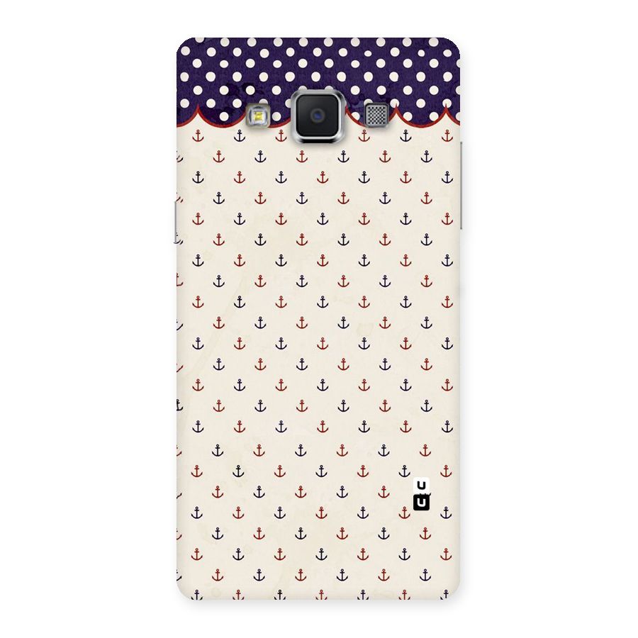 Polka Anchor Back Case for Samsung Galaxy A5
