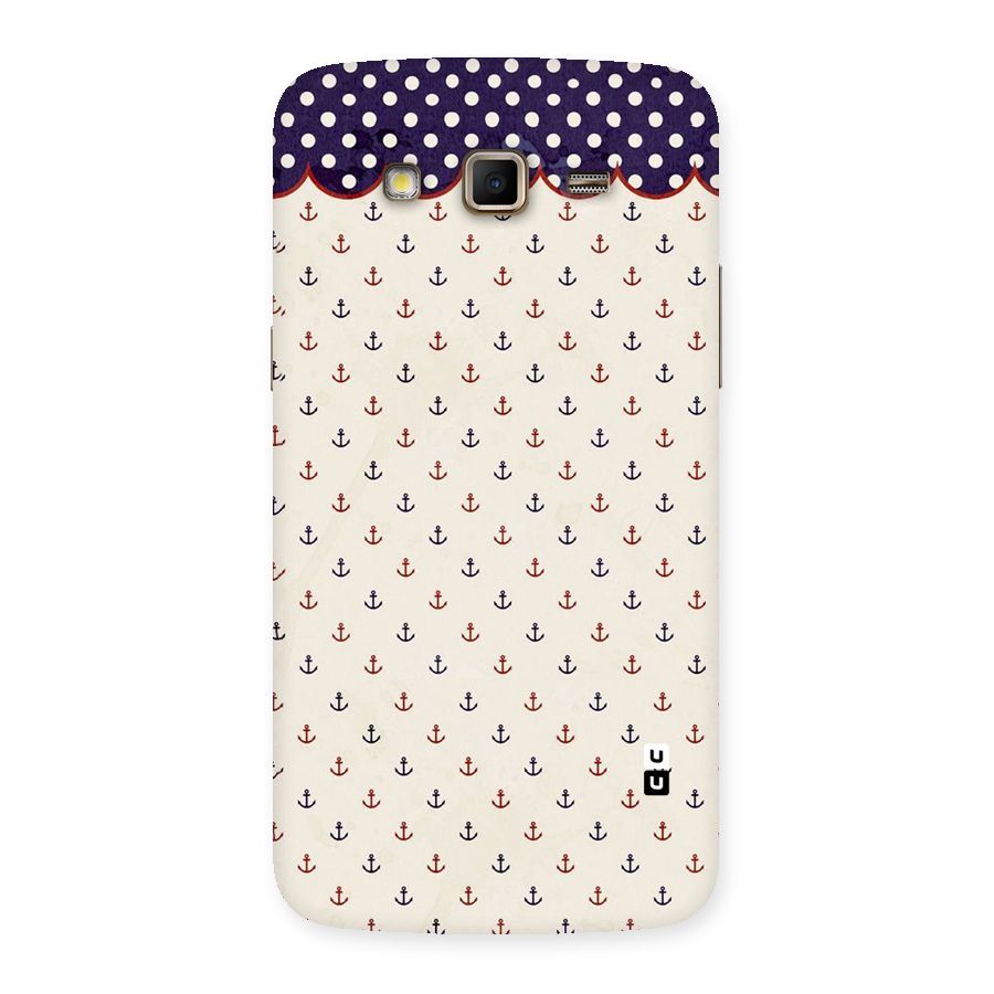 Polka Anchor Back Case for Samsung Galaxy Grand 2