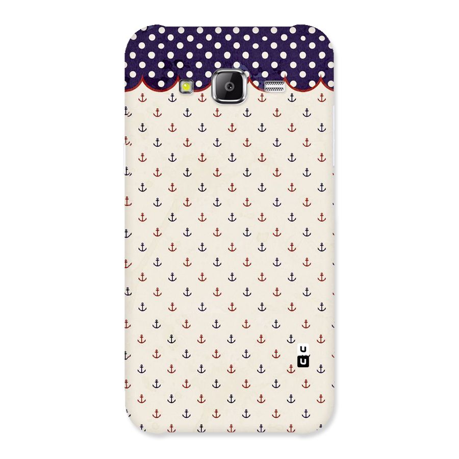 Polka Anchor Back Case for Samsung Galaxy J5