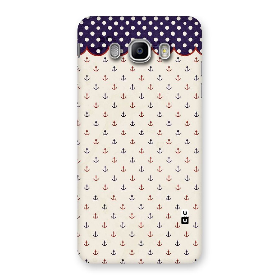 Polka Anchor Back Case for Samsung Galaxy J5 2016