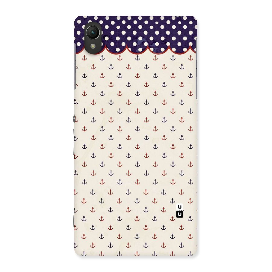 Polka Anchor Back Case for Sony Xperia Z2
