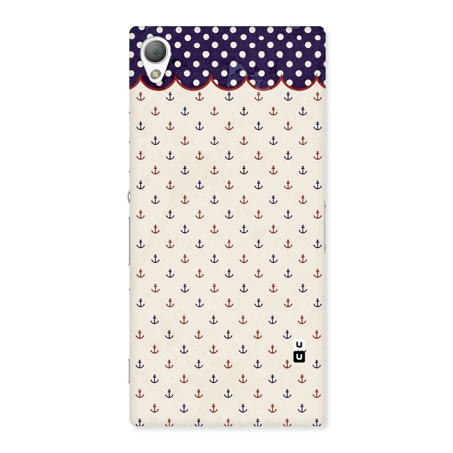Polka Anchor Back Case for Sony Xperia Z3