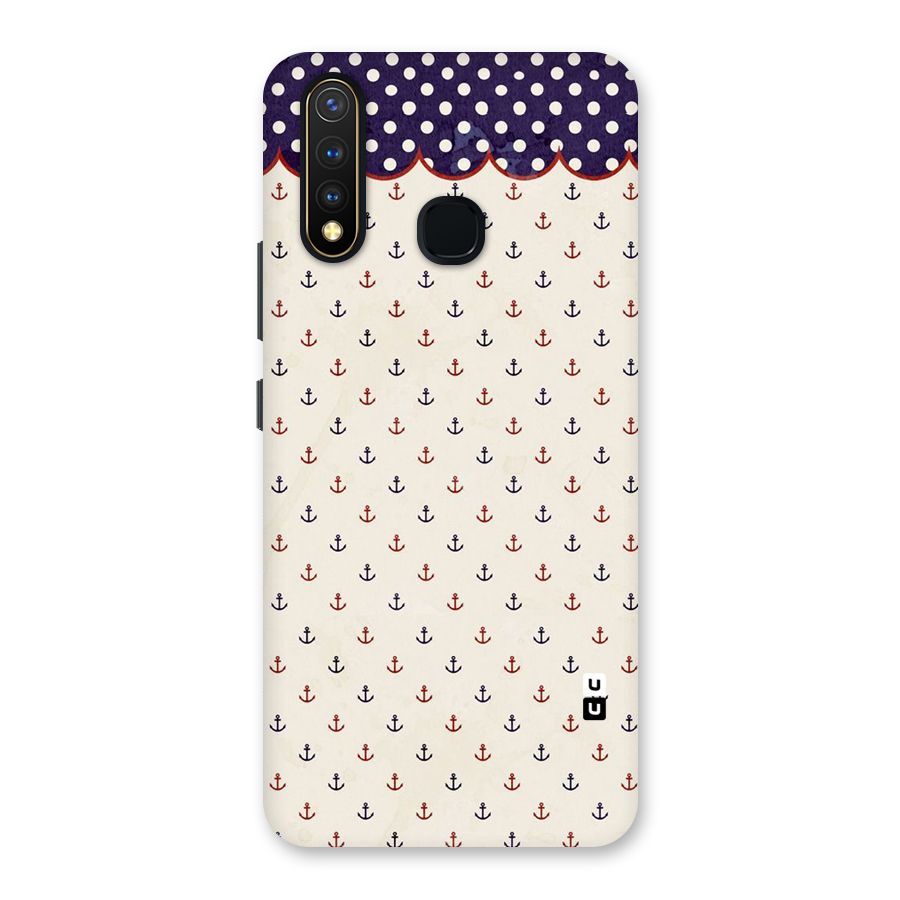 Polka Anchor Back Case for Vivo U20