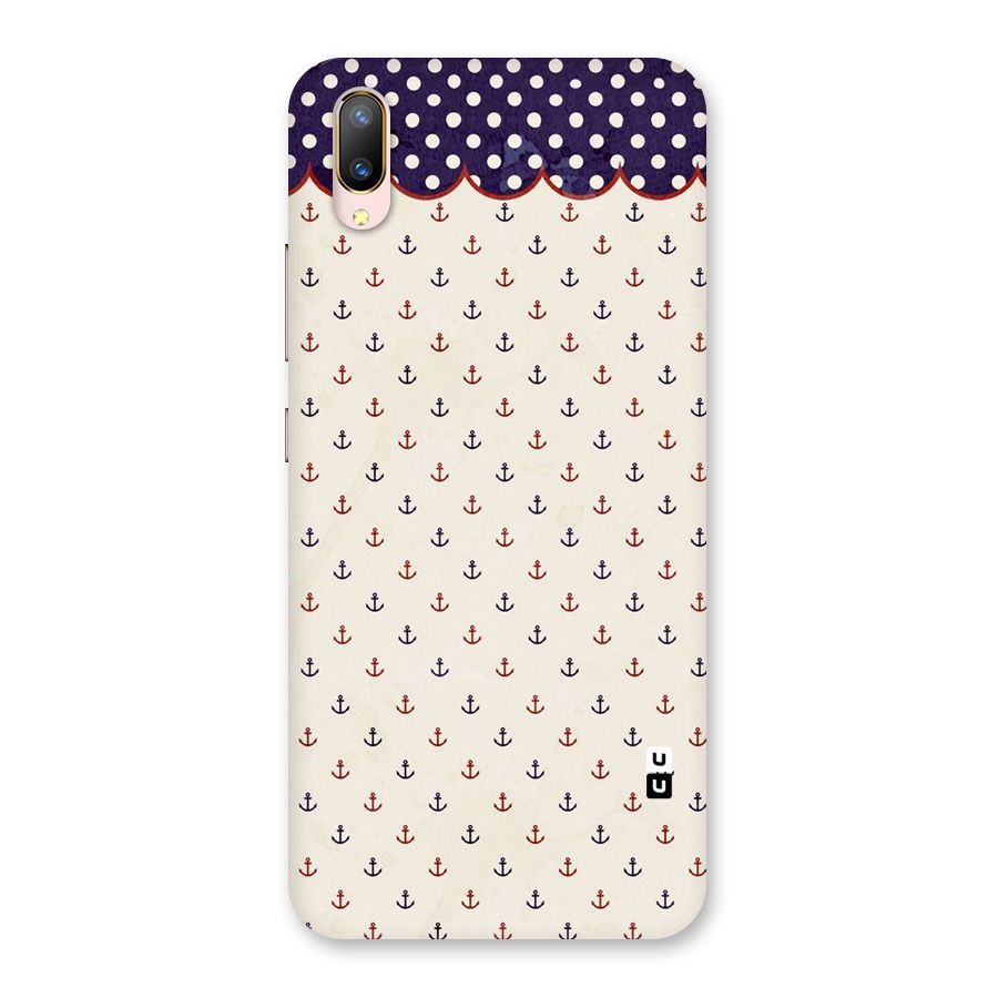 Polka Anchor Back Case for Vivo V11 Pro