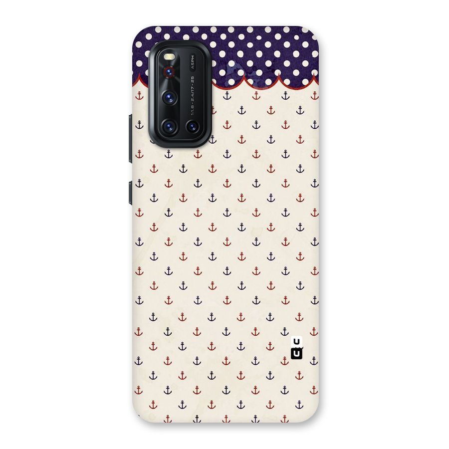 Polka Anchor Back Case for Vivo V19