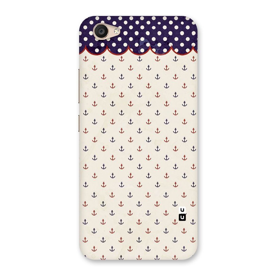 Polka Anchor Back Case for Vivo V5 Plus