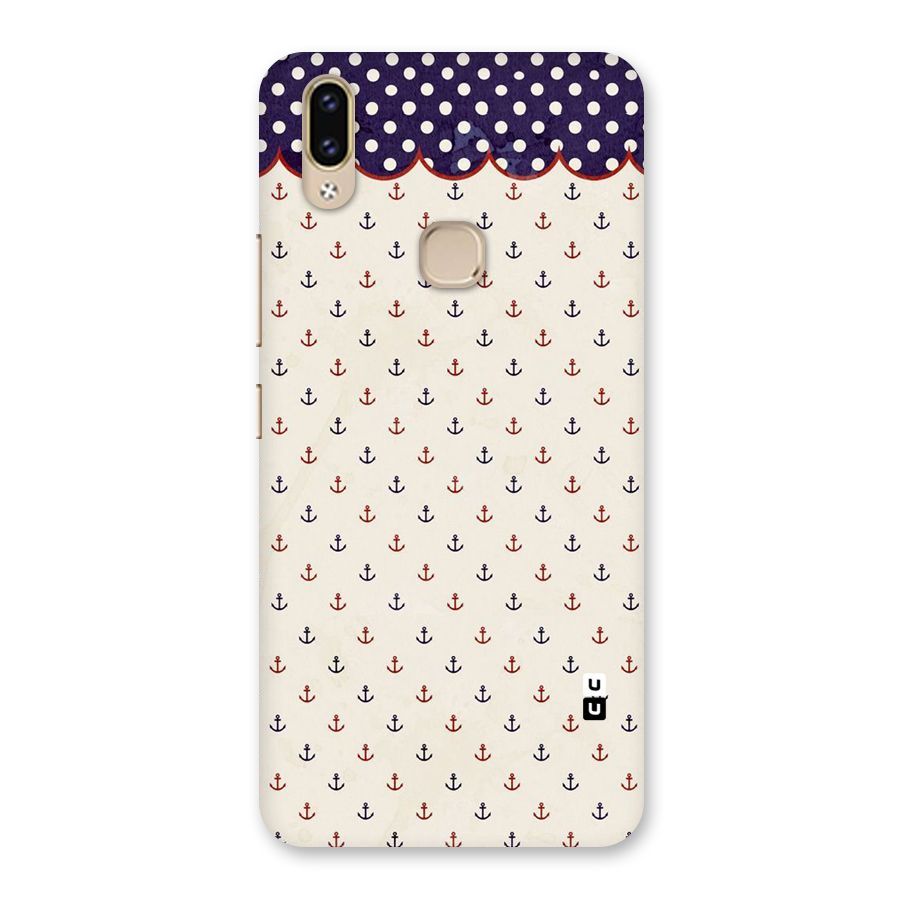 Polka Anchor Back Case for Vivo V9 Youth