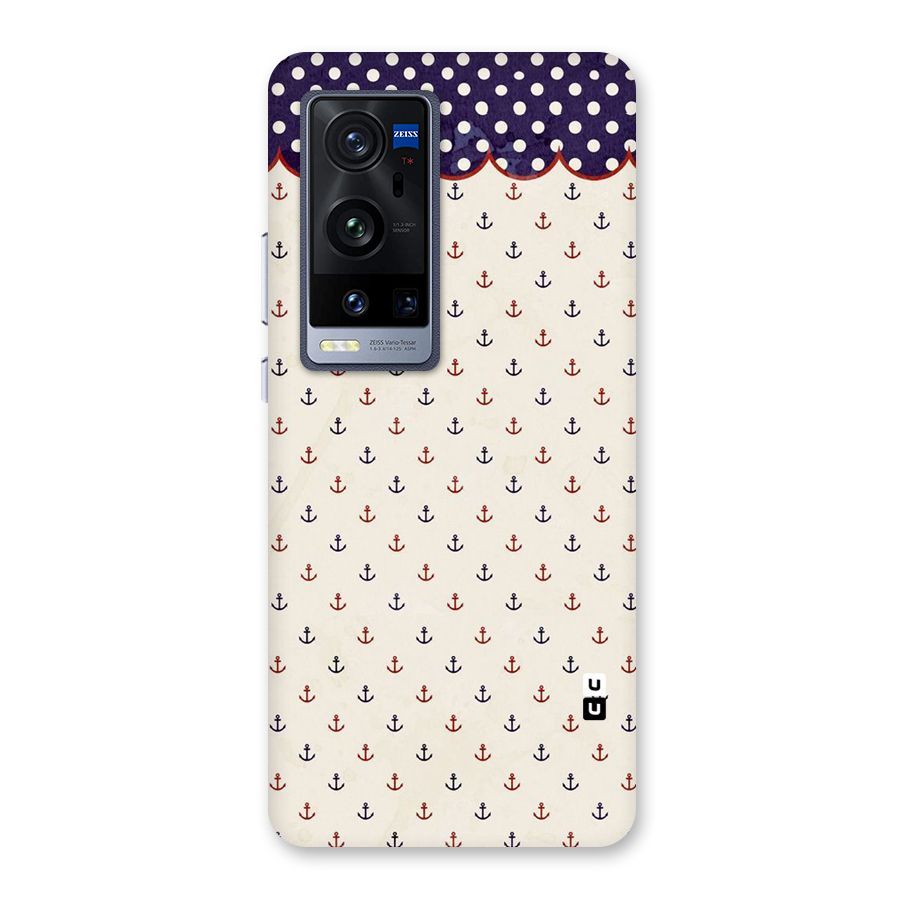 Polka Anchor Back Case for Vivo X60 Pro Plus