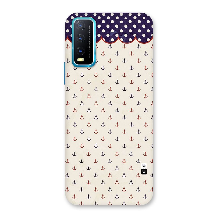 Polka Anchor Back Case for Vivo Y20A